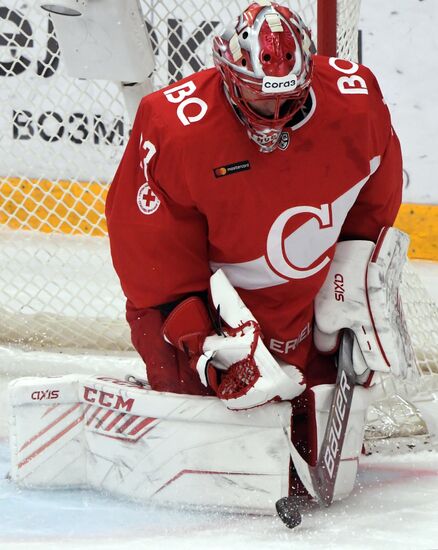 Хоккей. КХЛ. Матч "Спартак" - "Йокерит"