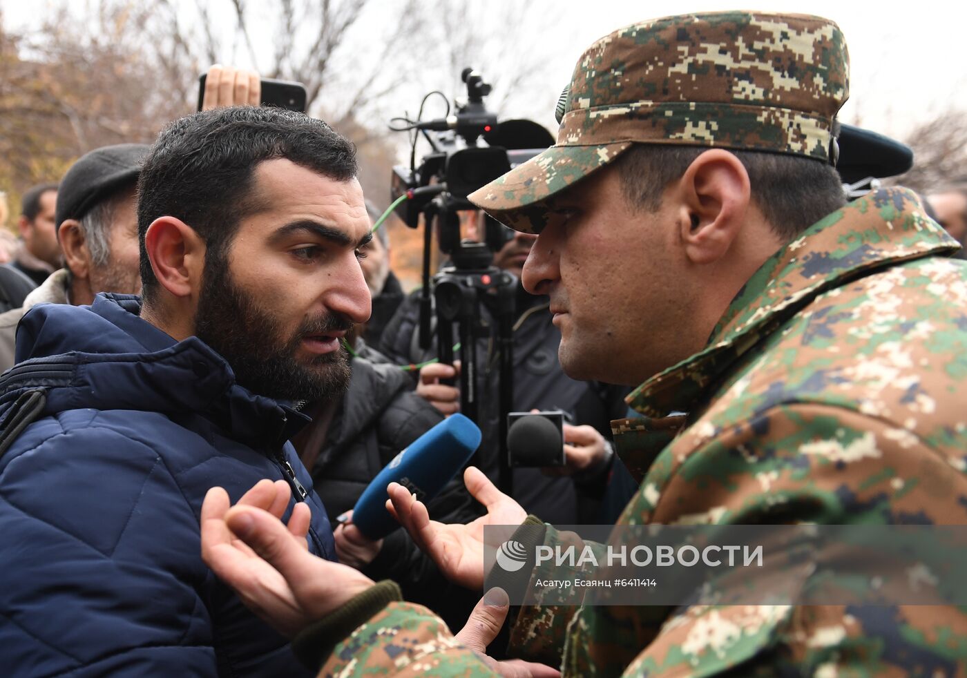 Акции протеста в Армении родственников пропавших без вести военнослужащих