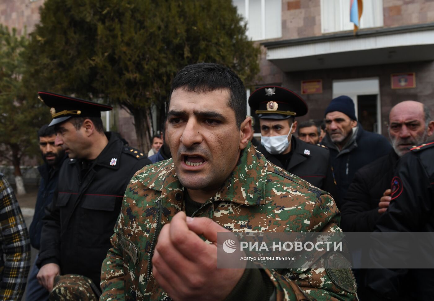 Акции протеста в Армении родственников пропавших без вести военнослужащих