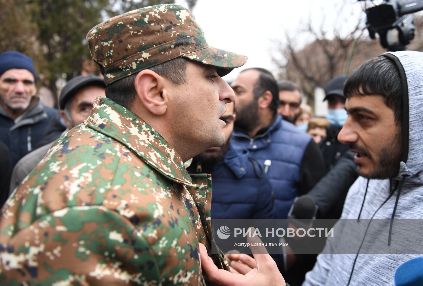 Акции протеста в Армении родственников пропавших без вести военнослужащих