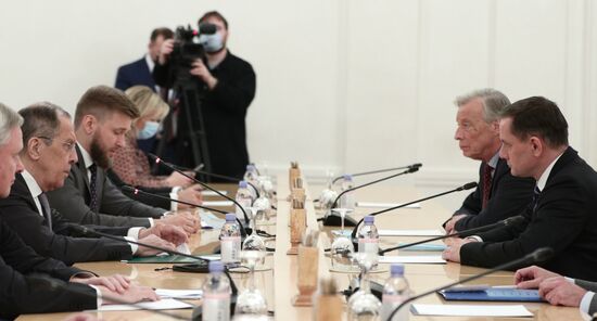 Встреча главы МИД РФ С. Лаврова с делегацией немецкой партии "Альтернатива для Германии"