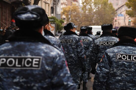 Акция протеста оппозиции в Ереване