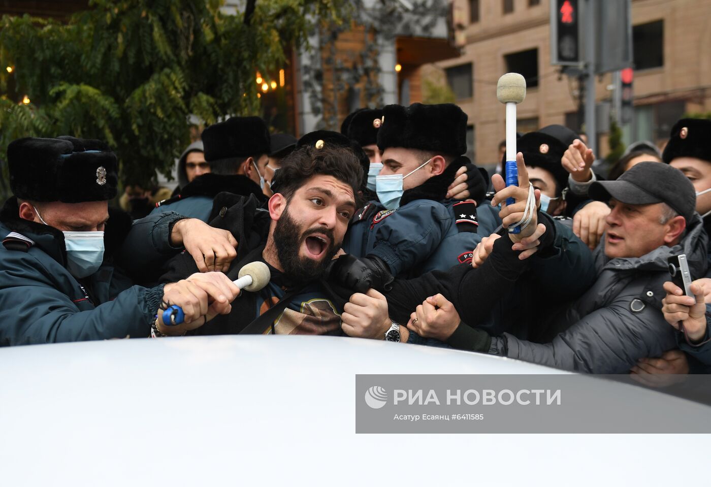 Акция протеста оппозиции в Ереване