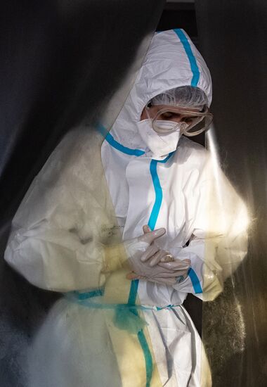 Госпиталь для больных COVID-19 в ГКБ № 15 имени О. М. Филатова