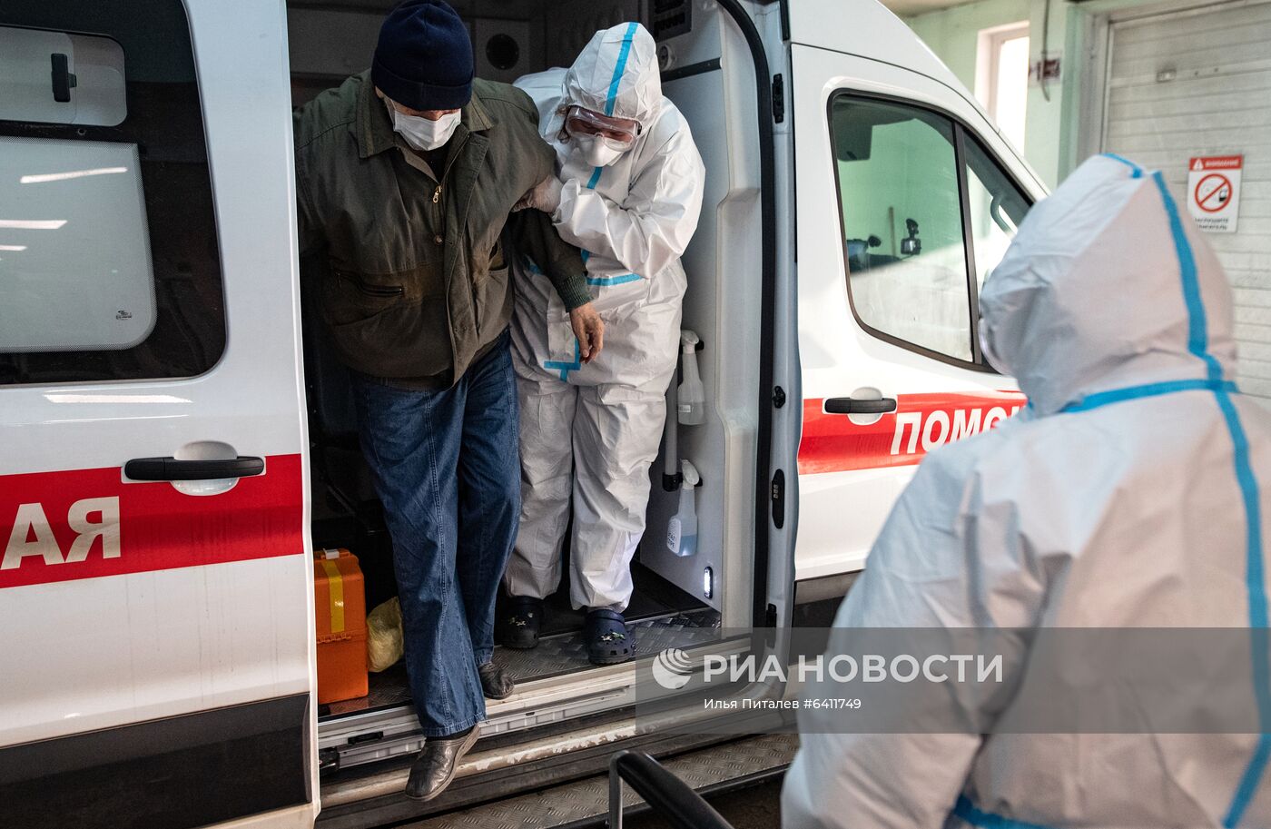 Госпиталь для больных COVID-19 в ГКБ № 15 имени О. М. Филатова