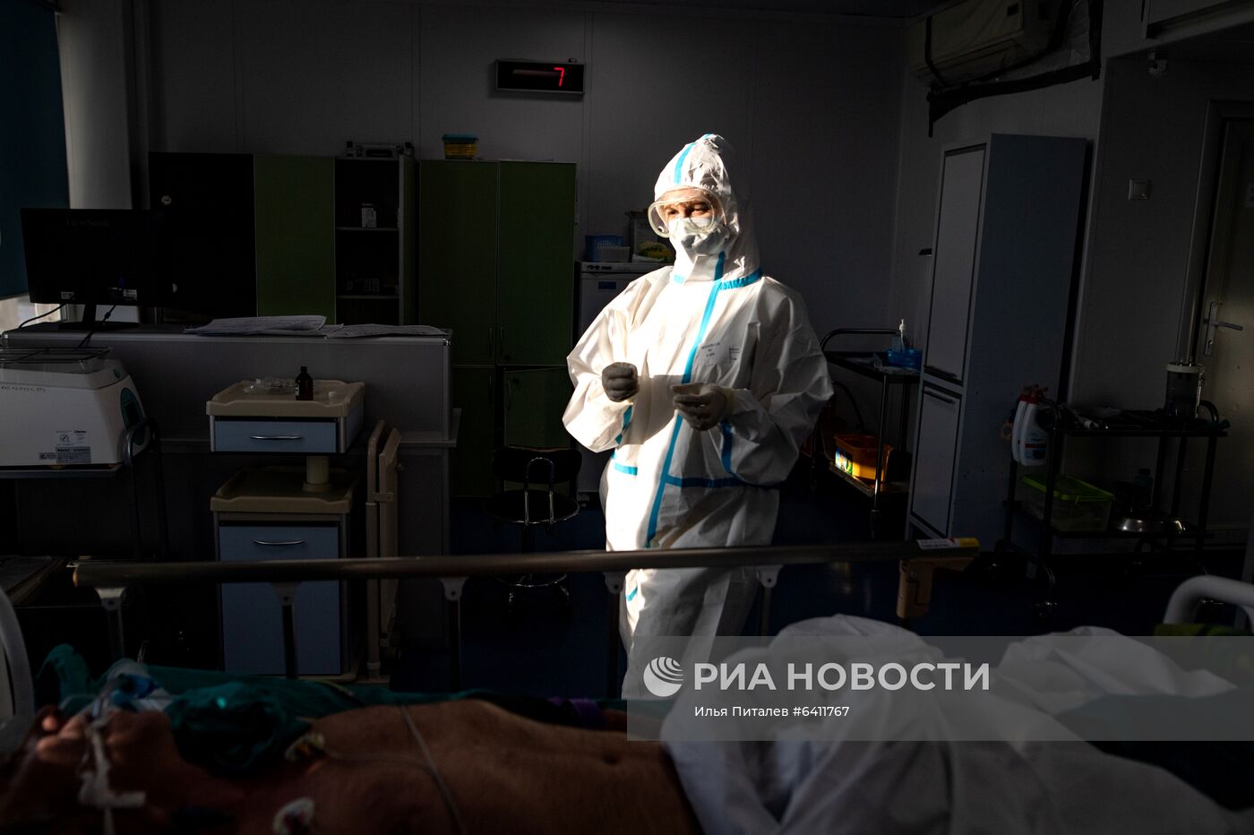 Госпиталь для больных COVID-19 в ГКБ № 15 имени О. М. Филатова