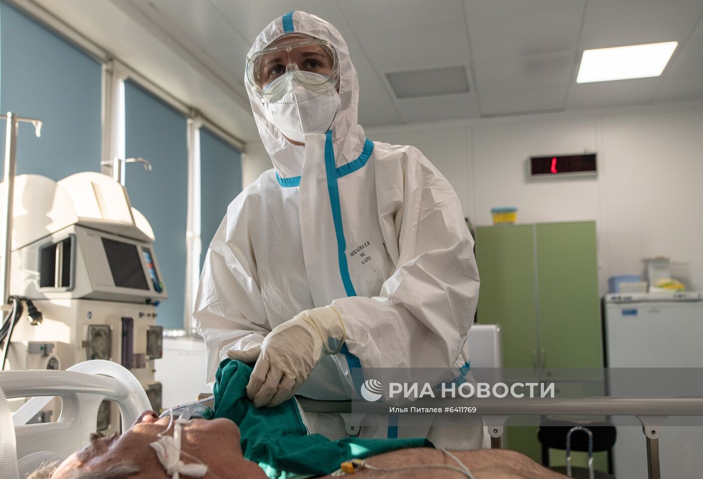 Госпиталь для больных COVID-19 в ГКБ № 15 имени О. М. Филатова