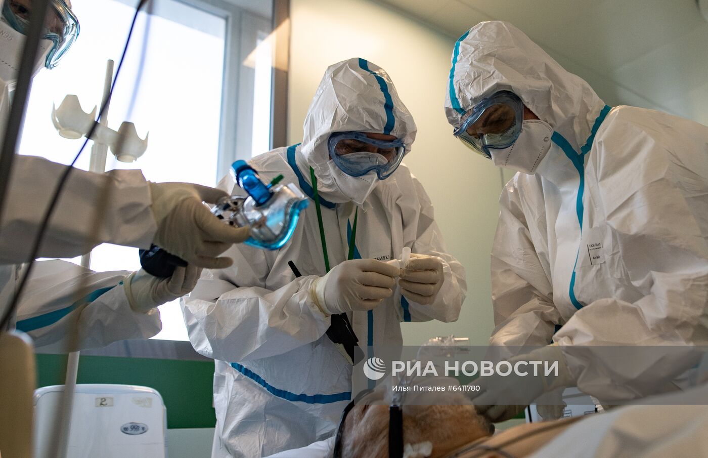 Госпиталь для больных COVID-19 в ГКБ № 15 имени О. М. Филатова