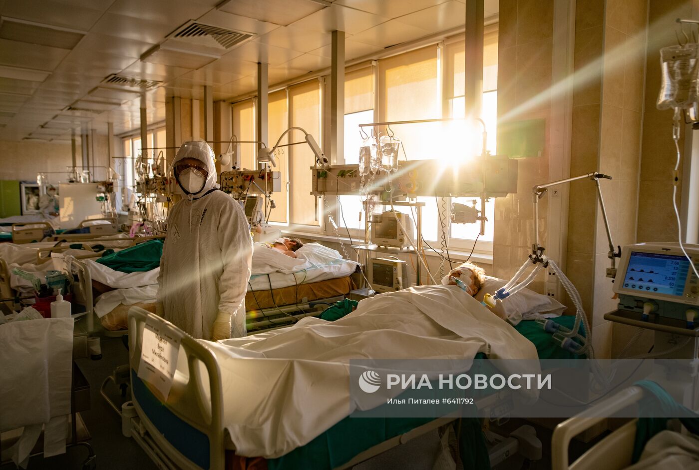 Госпиталь для больных COVID-19 в ГКБ № 15 имени О. М. Филатова