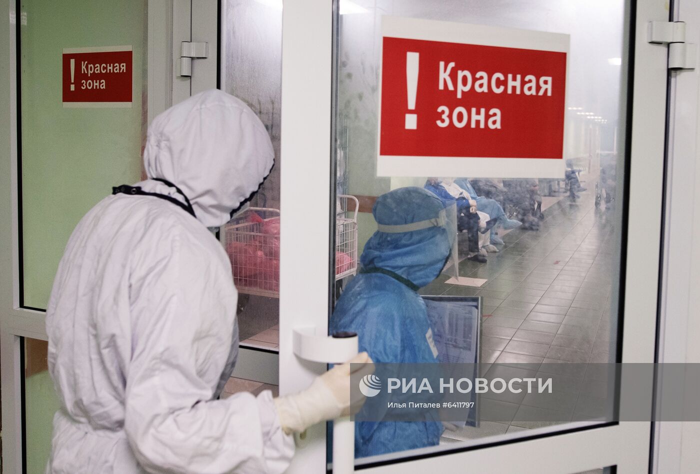 Госпиталь для больных COVID-19 в ГКБ № 15 имени О. М. Филатова