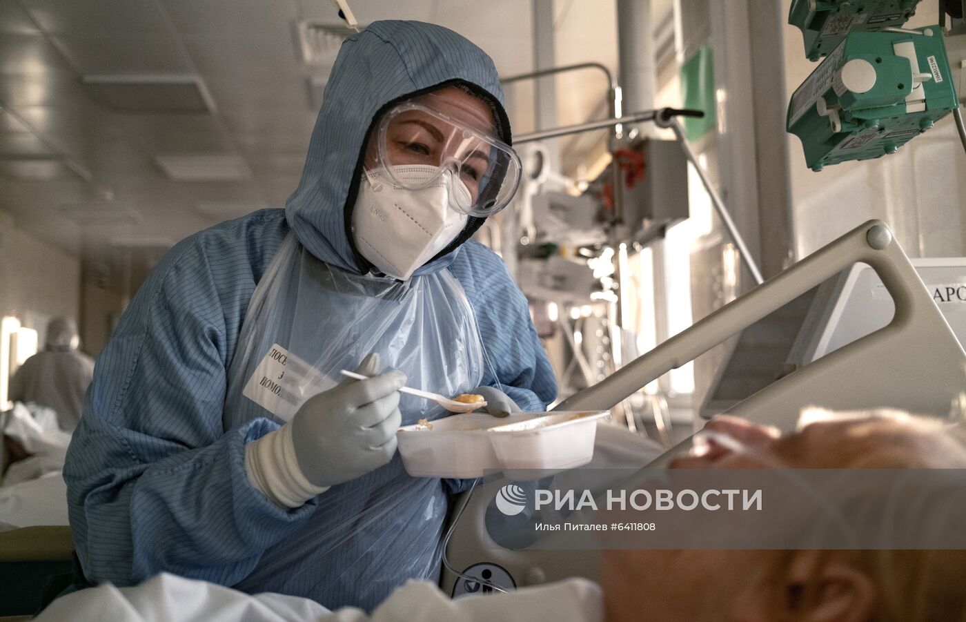 Госпиталь для больных COVID-19 в ГКБ № 15 имени О. М. Филатова