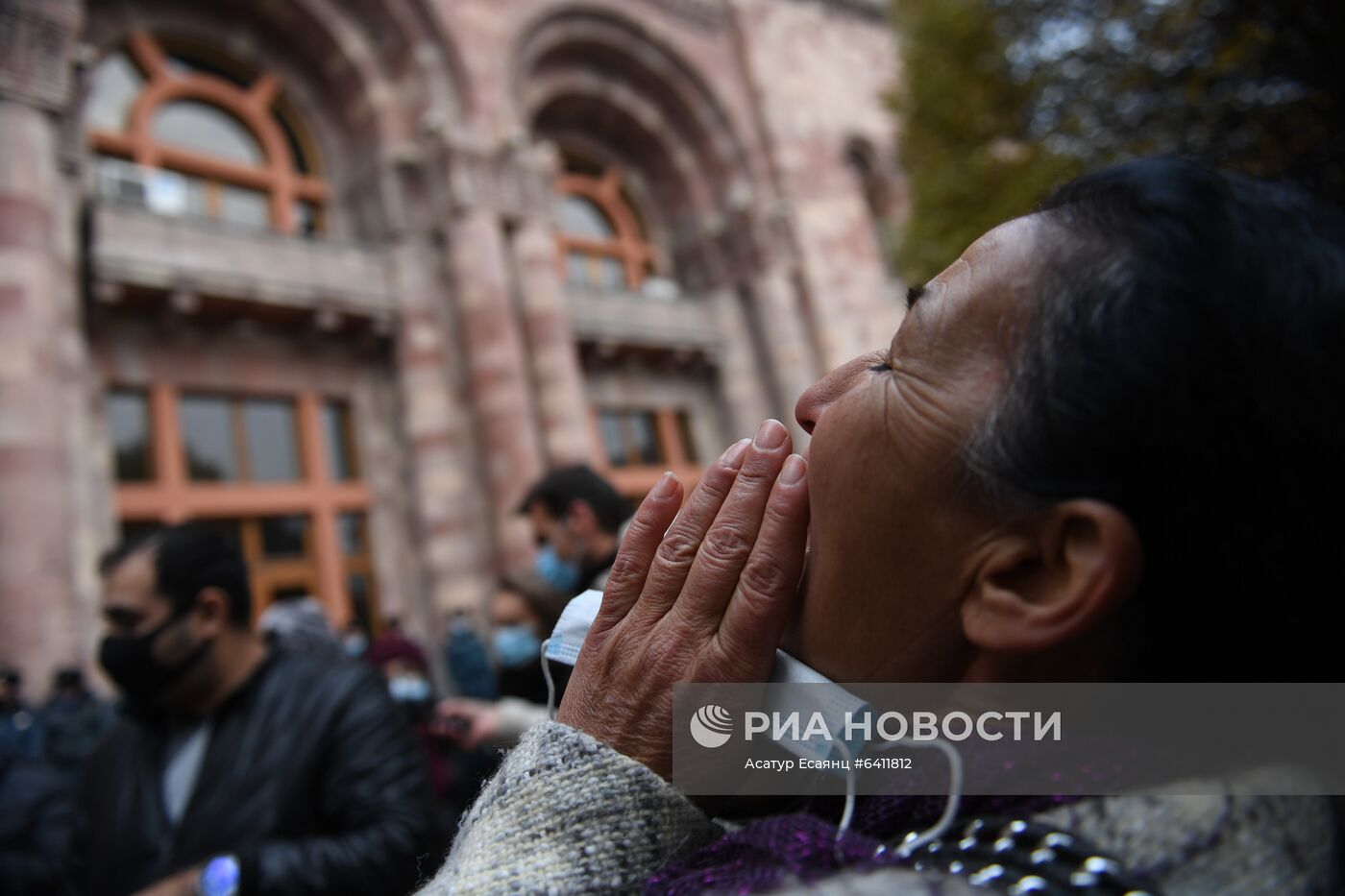 Акция протеста оппозиции в Ереване