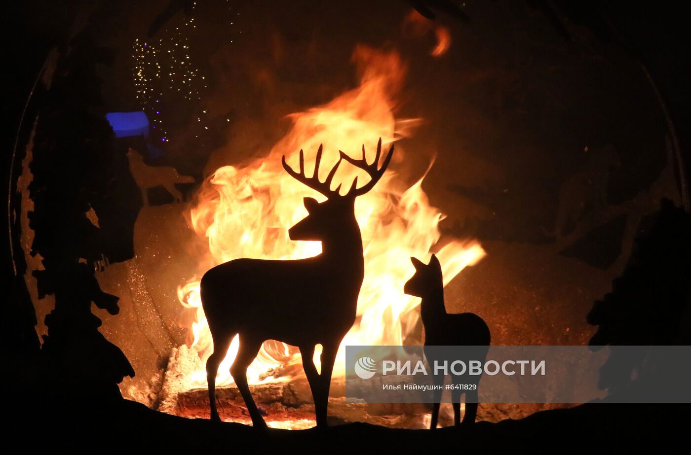 Резиденция Деда Мороза в парке флоры и фауны "Роев ручей"