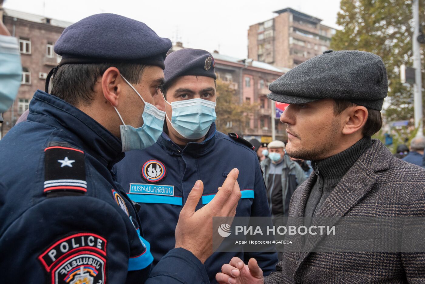 Акция протеста оппозиции в Ереване