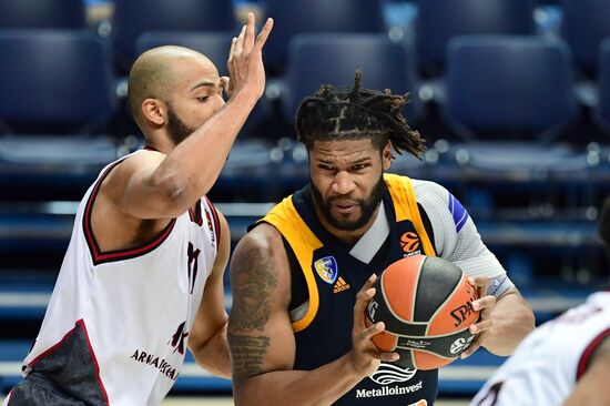 Баскетбол. Евролига. Матч "Химки" - "Олимпия"