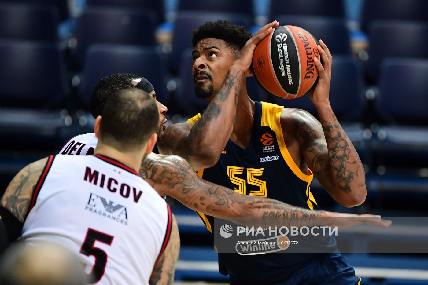 Баскетбол. Евролига. Матч "Химки" - "Олимпия"