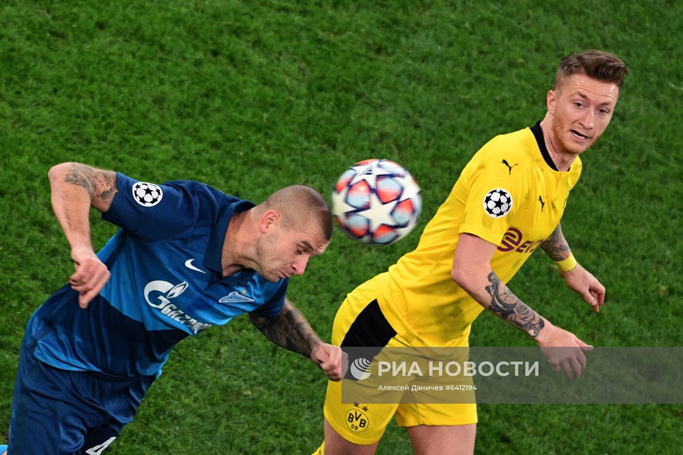 Футбол. Лига чемпионов. Матч "Зенит" - "Боруссия" (Дортмунд)