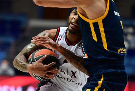 Баскетбол. Евролига. Матч "Химки" - "Олимпия"