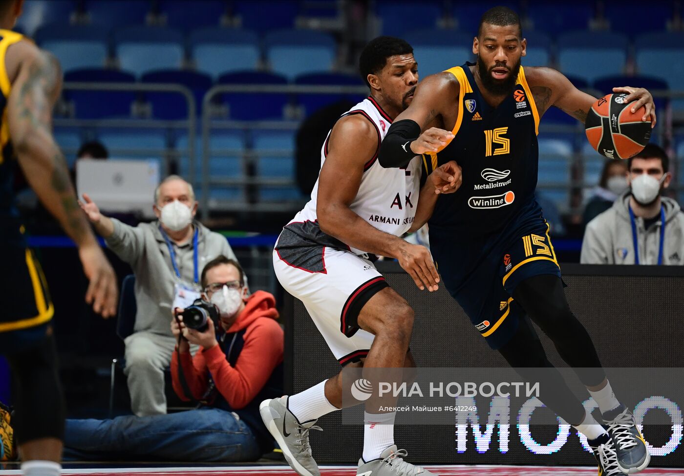 Баскетбол. Евролига. Матч "Химки" - "Олимпия"