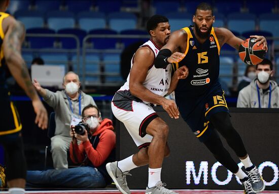 Баскетбол. Евролига. Матч "Химки" - "Олимпия"