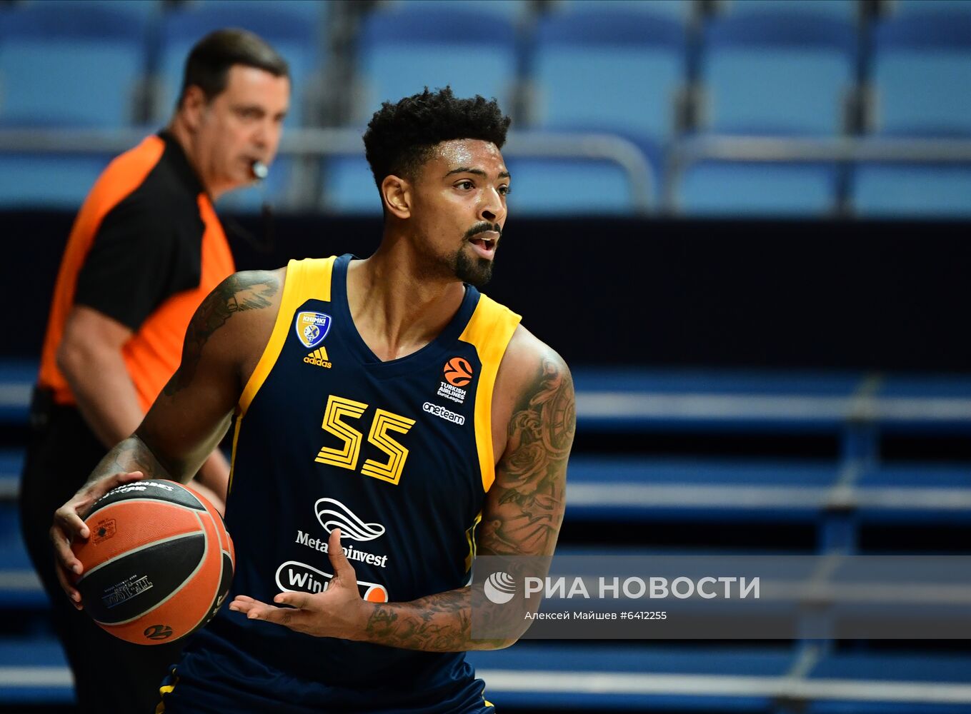 Баскетбол. Евролига. Матч "Химки" - "Олимпия"