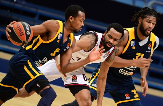 Баскетбол. Евролига. Матч "Химки" - "Олимпия"