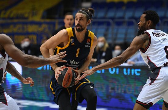 Баскетбол. Евролига. Матч "Химки" - "Олимпия"