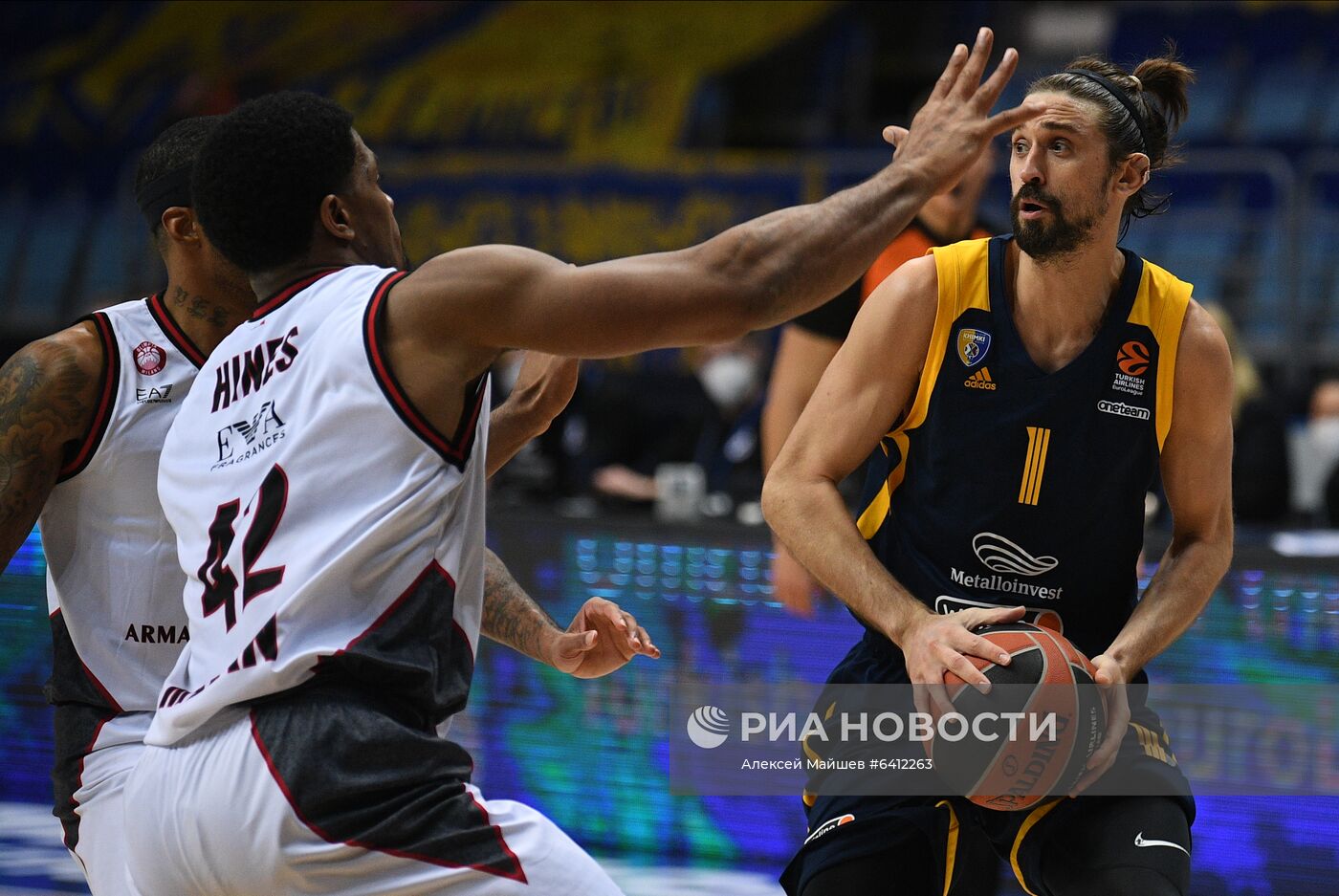 Баскетбол. Евролига. Матч "Химки" - "Олимпия"