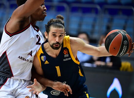 Баскетбол. Евролига. Матч "Химки" - "Олимпия"