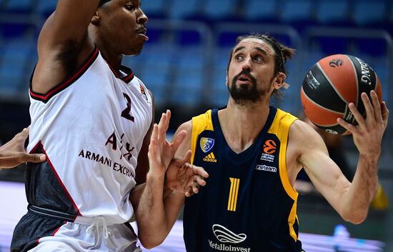 Баскетбол. Евролига. Матч "Химки" - "Олимпия"