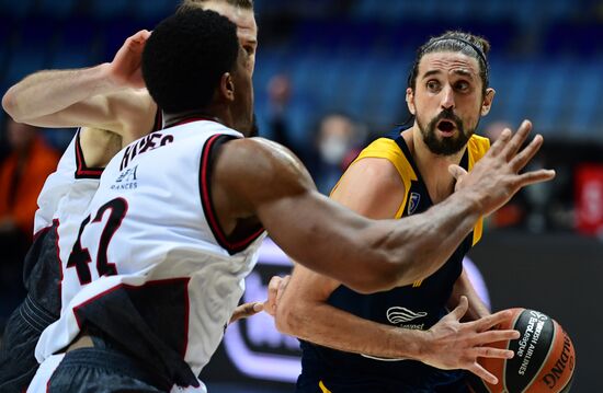 Баскетбол. Евролига. Матч "Химки" - "Олимпия"