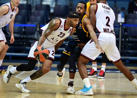 Баскетбол. Евролига. Матч "Химки" - "Олимпия"