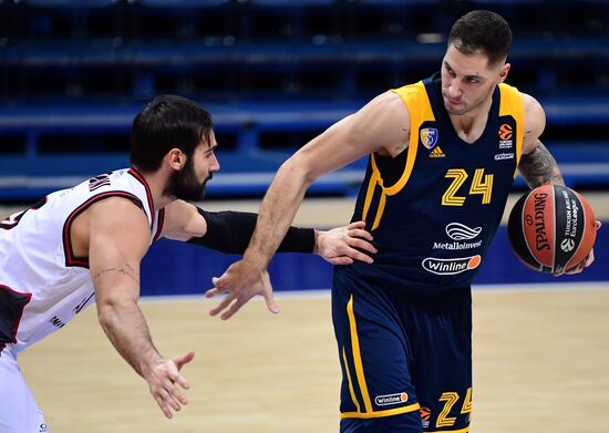 Баскетбол. Евролига. Матч "Химки" - "Олимпия"