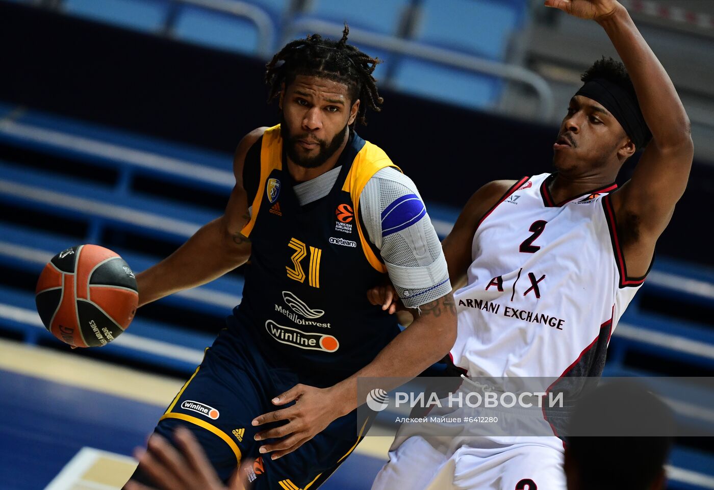 Баскетбол. Евролига. Матч "Химки" - "Олимпия"