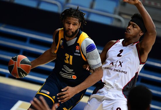 Баскетбол. Евролига. Матч "Химки" - "Олимпия"