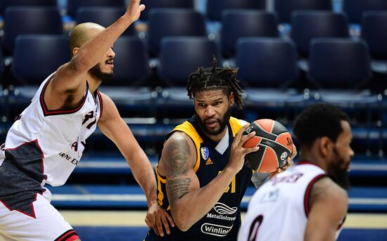 Баскетбол. Евролига. Матч "Химки" - "Олимпия"