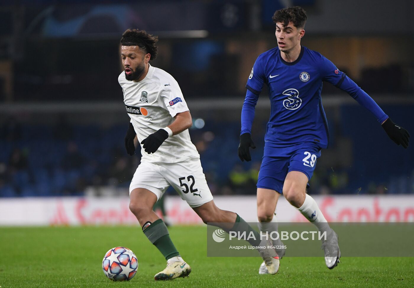 Футбол. Лига чемпионов. Матч "Челси" "Краснодар"