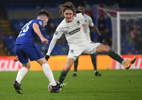 Футбол. Лига чемпионов. Матч "Челси"  "Краснодар"