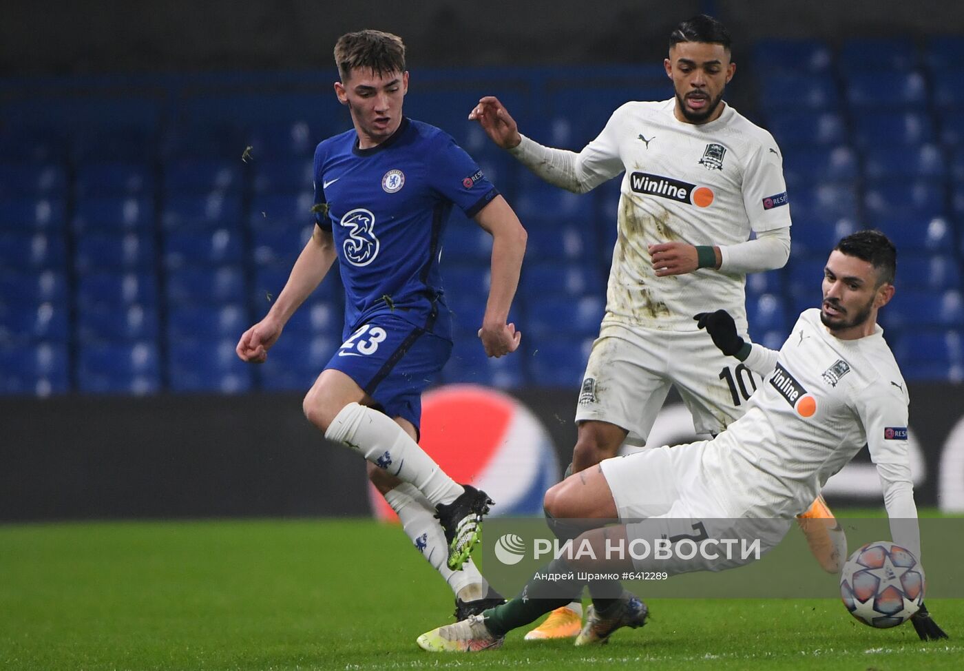 Футбол. Лига чемпионов. Матч "Челси" "Краснодар"