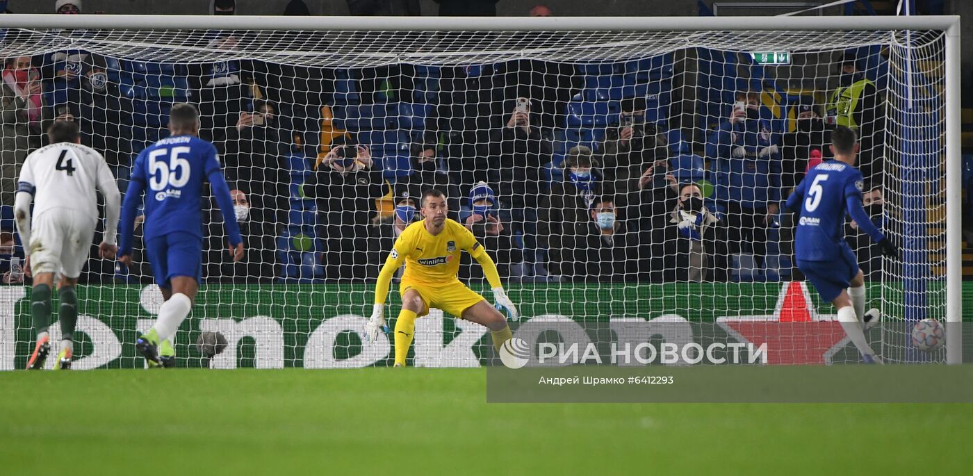 Футбол. Лига чемпионов. Матч "Челси"  "Краснодар"