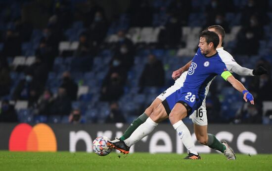 Футбол. Лига чемпионов. Матч "Челси"  "Краснодар"