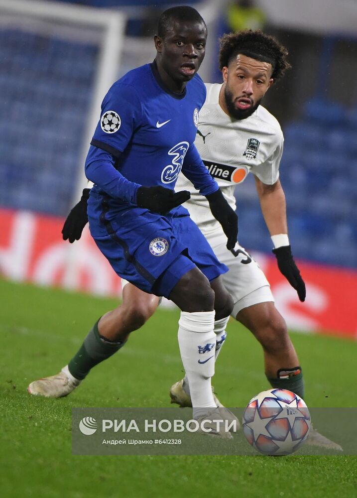 Футбол. Лига чемпионов. Матч "Челси" "Краснодар"