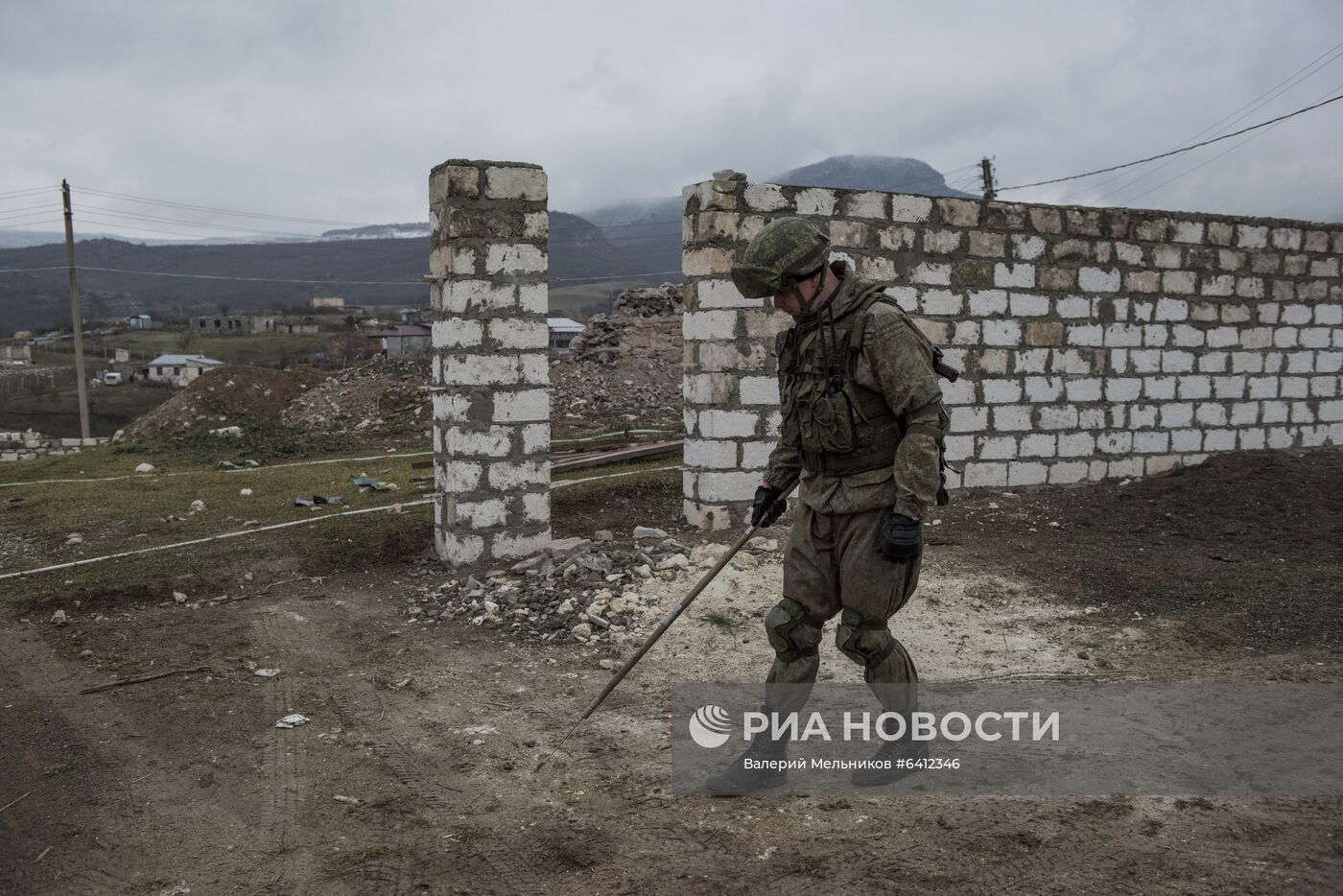 Разминирование окраин Степанакерта