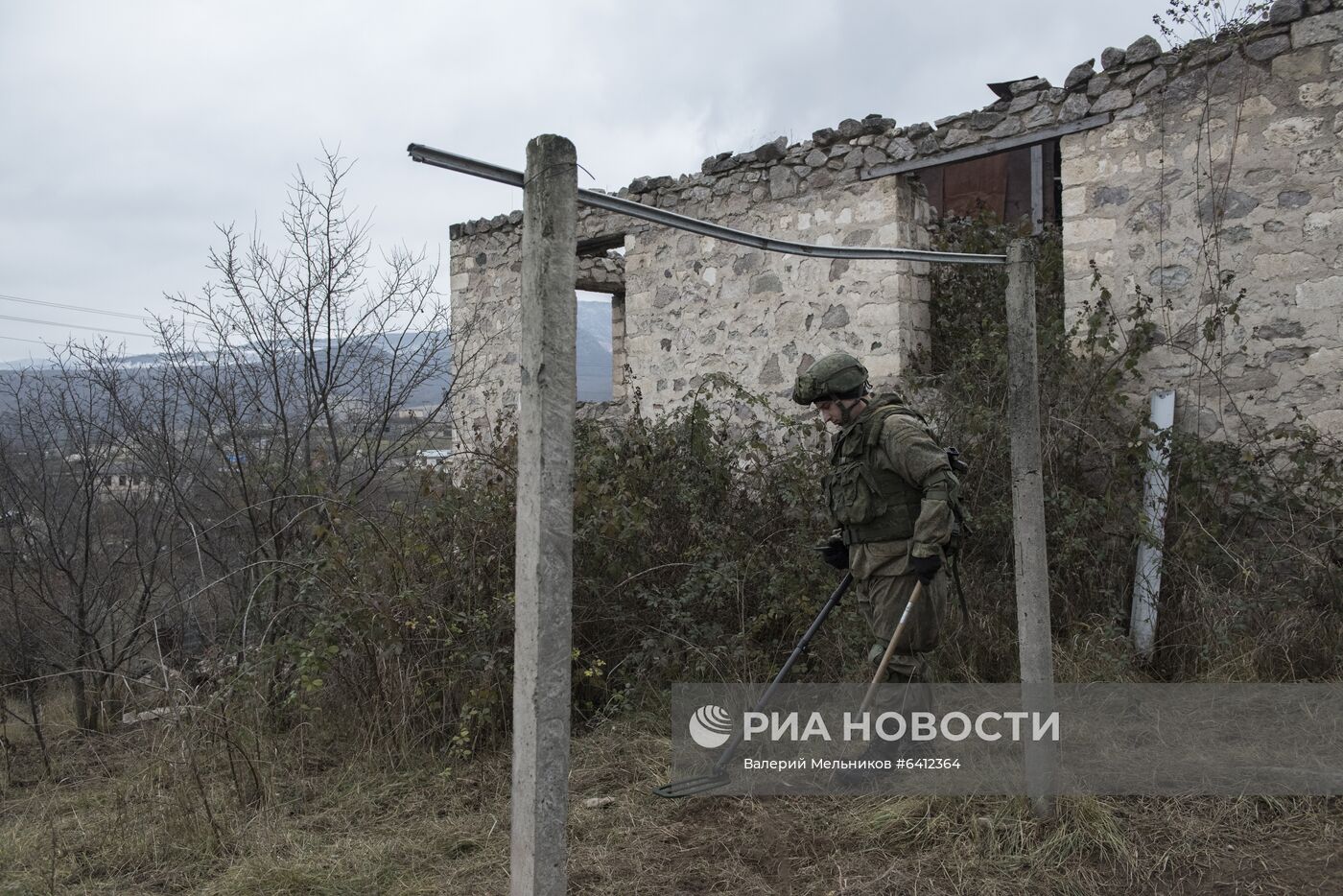 Разминирование окраин Степанакерта