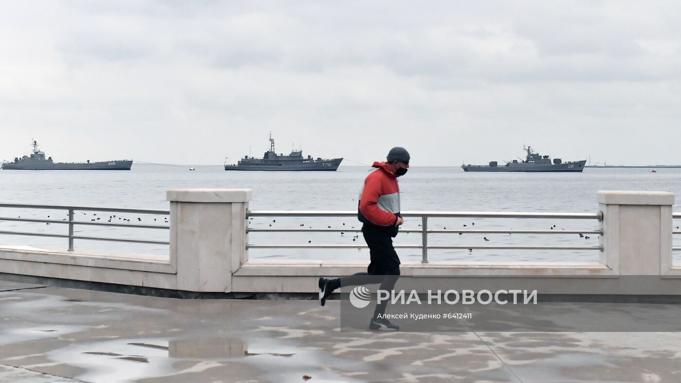 Репетиция военного парада в Баку