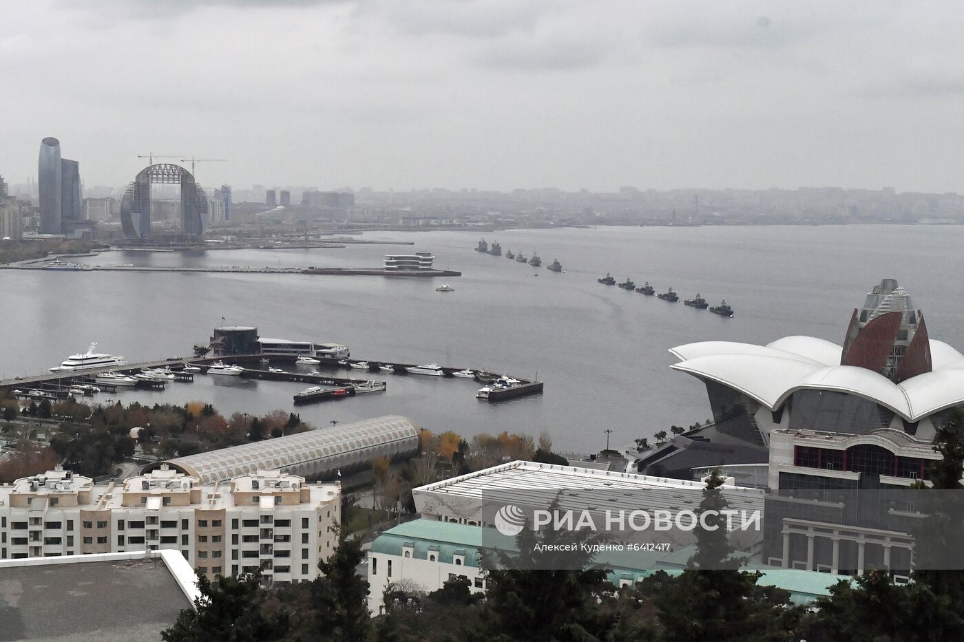 Репетиция военного парада в Баку