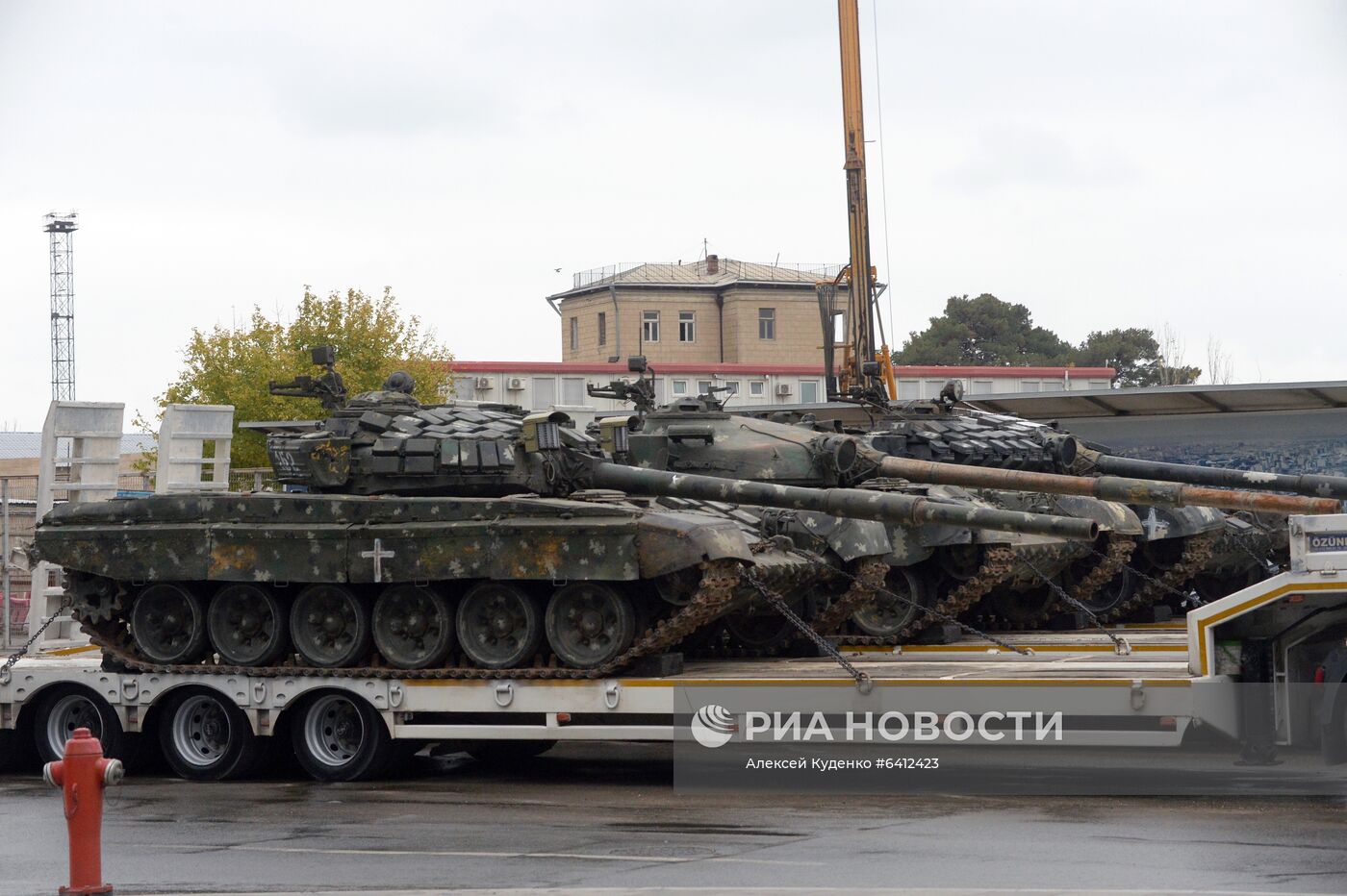 Репетиция военного парада в Баку