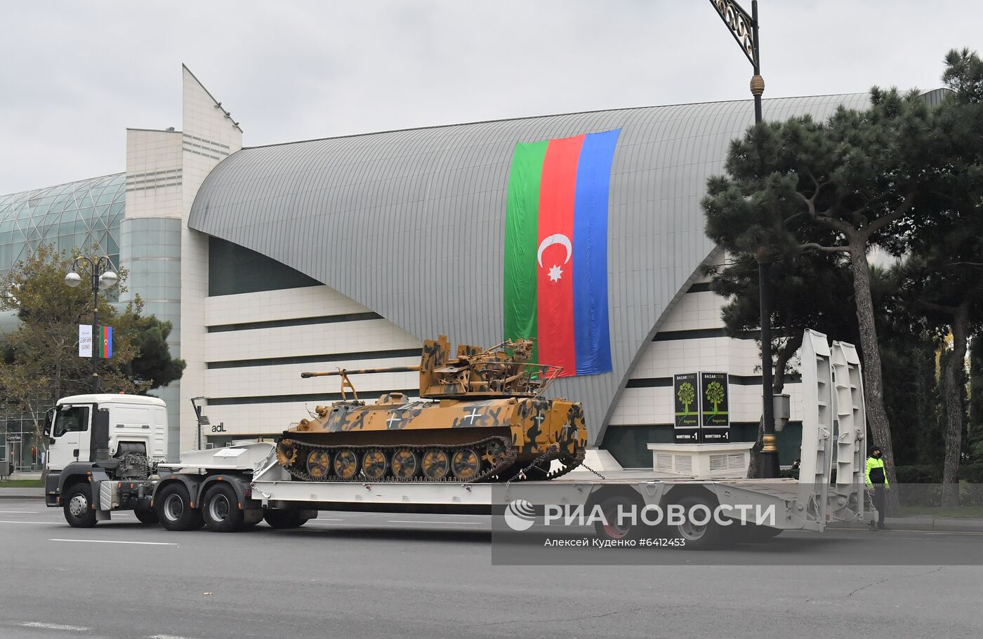 Репетиция военного парада в Баку