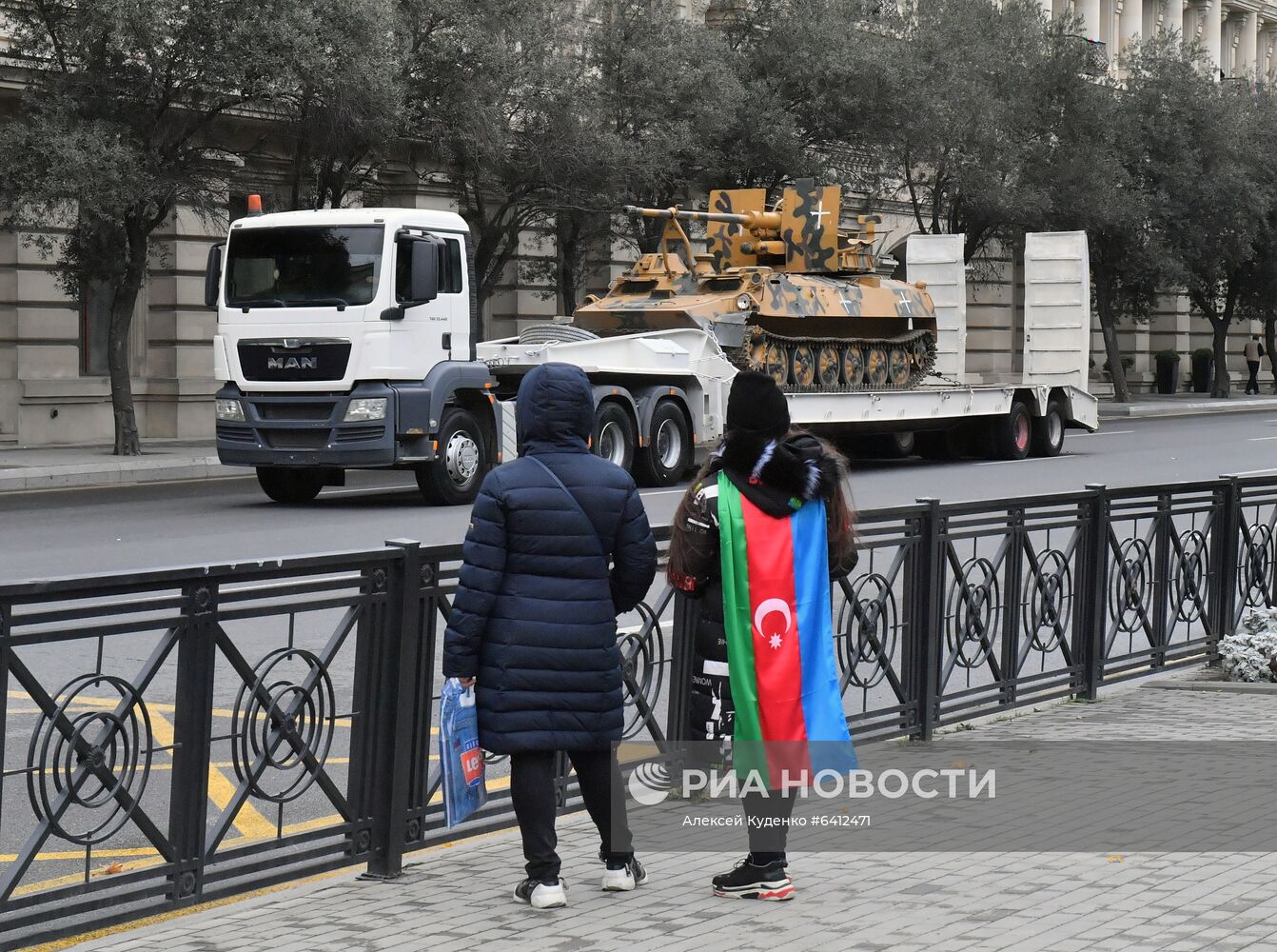 Репетиция военного парада в Баку