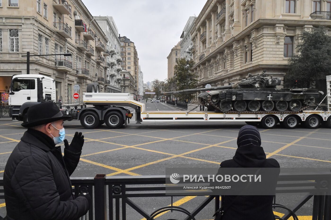 Репетиция военного парада в Баку